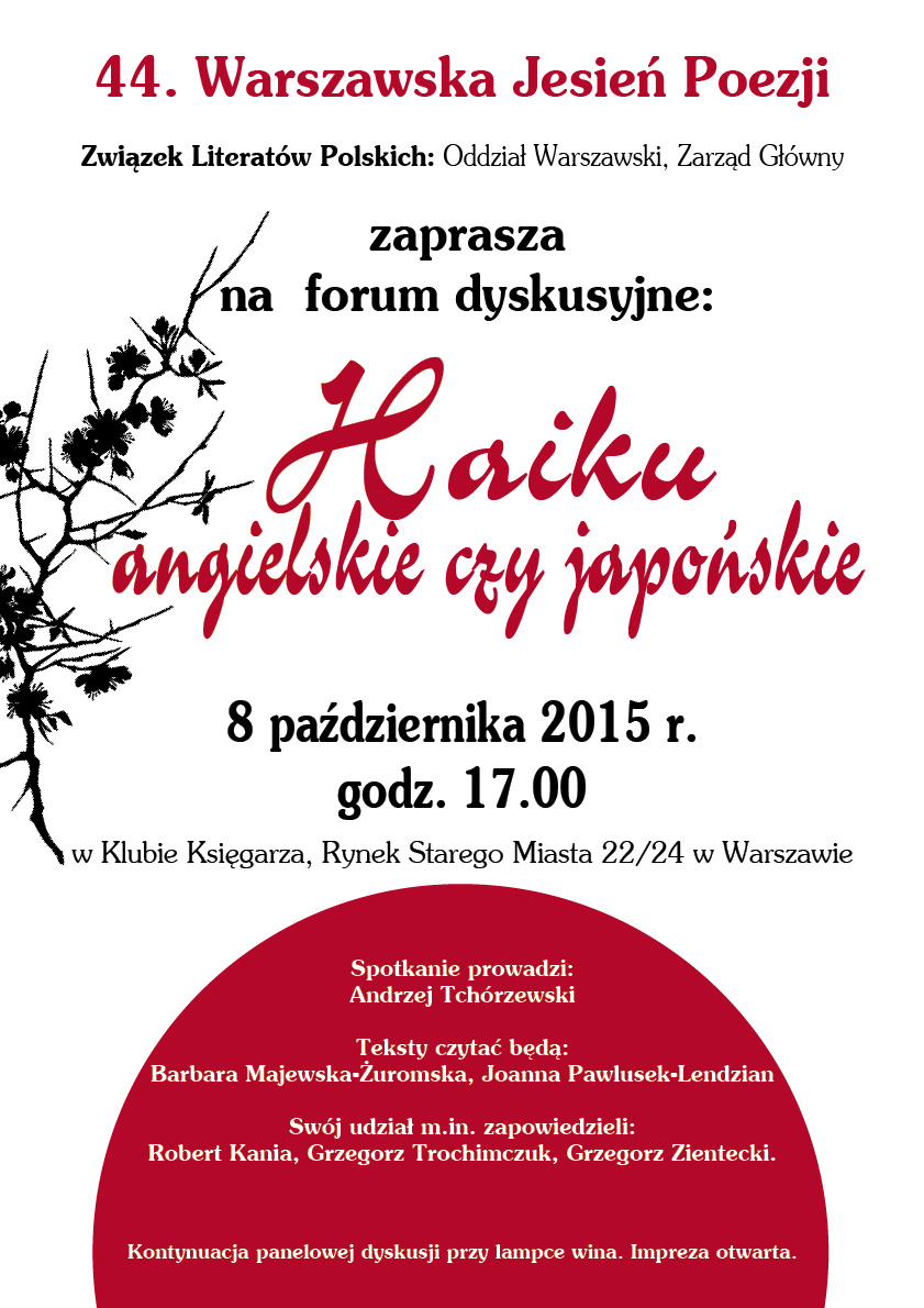 plakat haiku